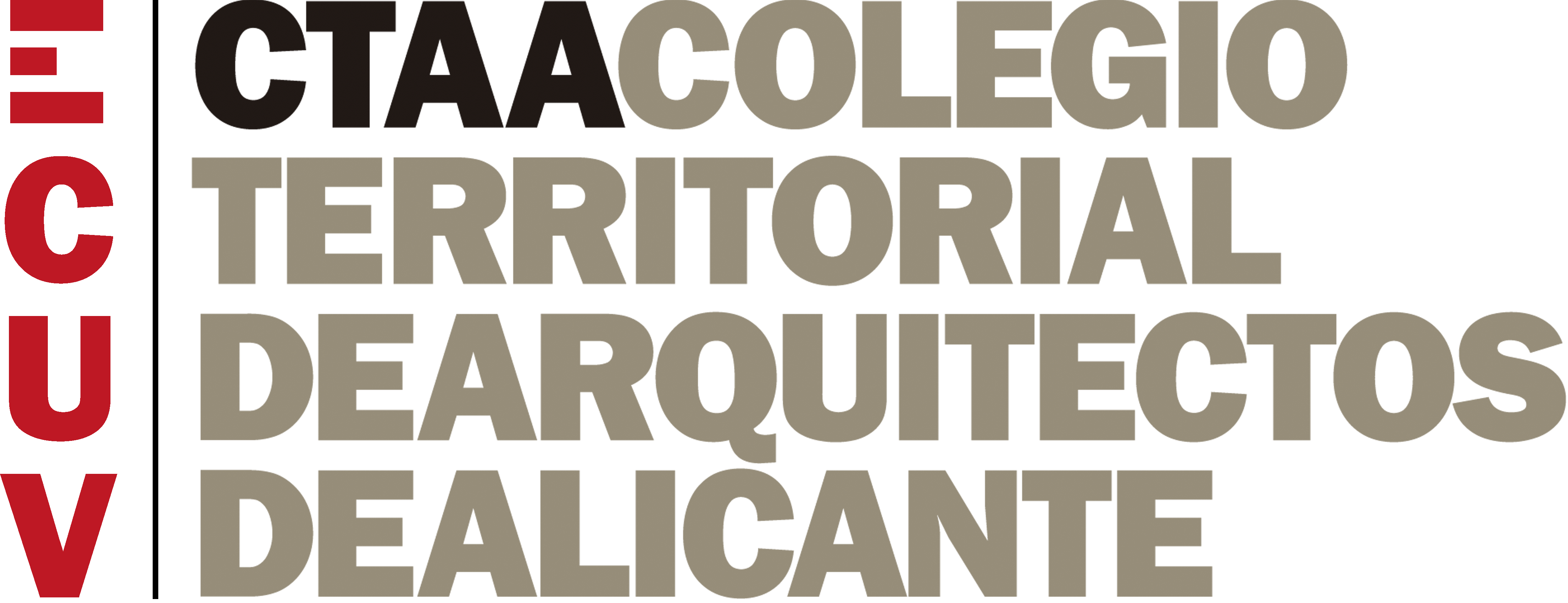 Logo colegio territorial de Arquitectos de alicante.