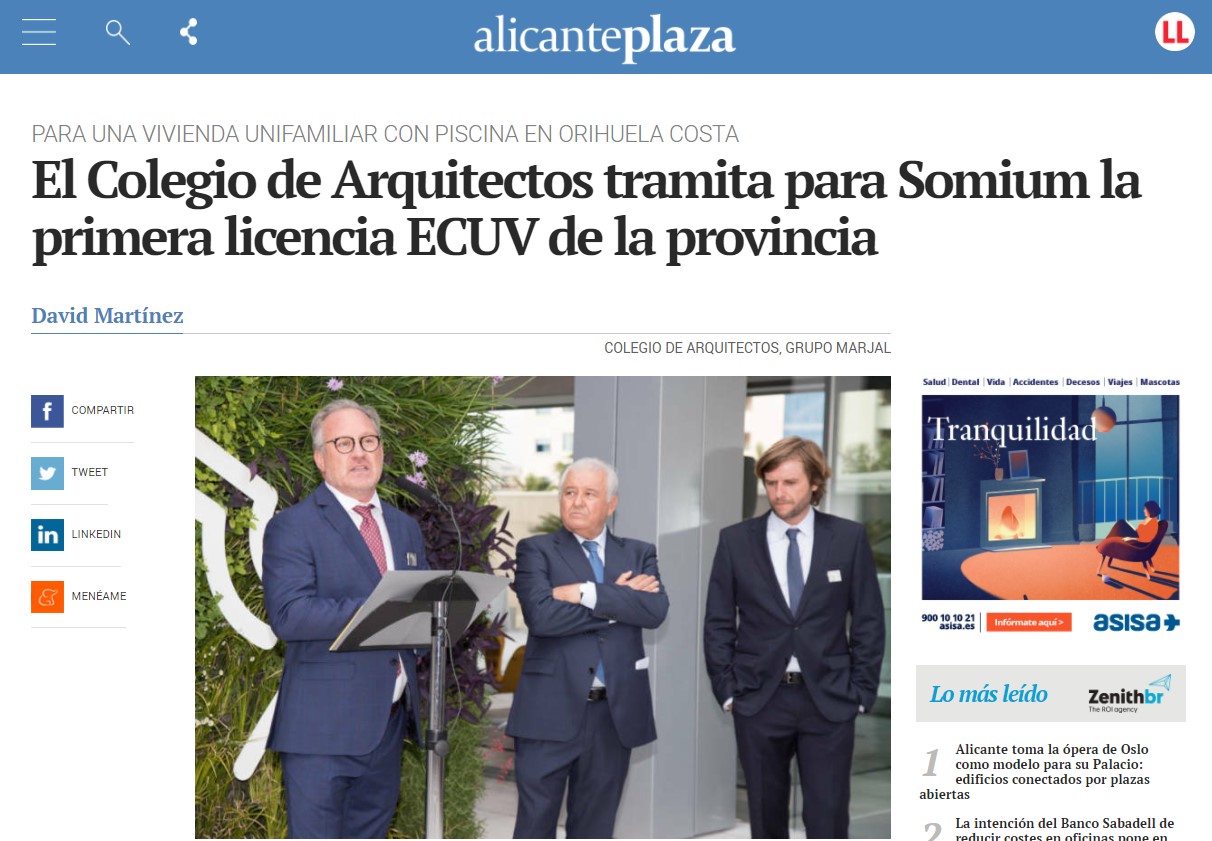 Primera licencia ECUV Alicante