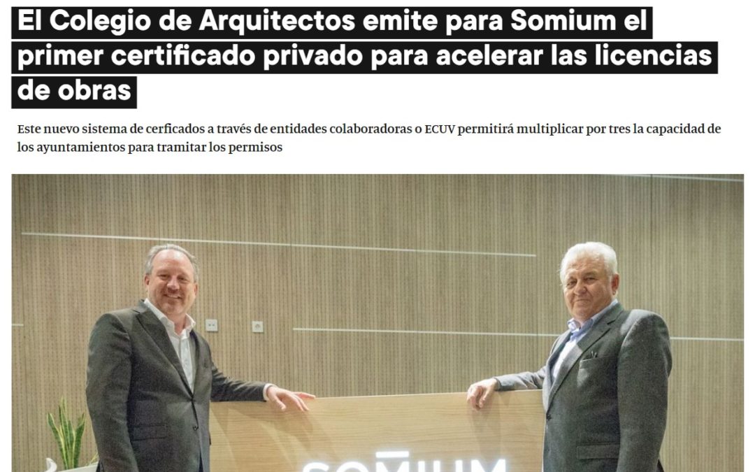 Somium, la primera licencia ECUV del CTAA en la provincia